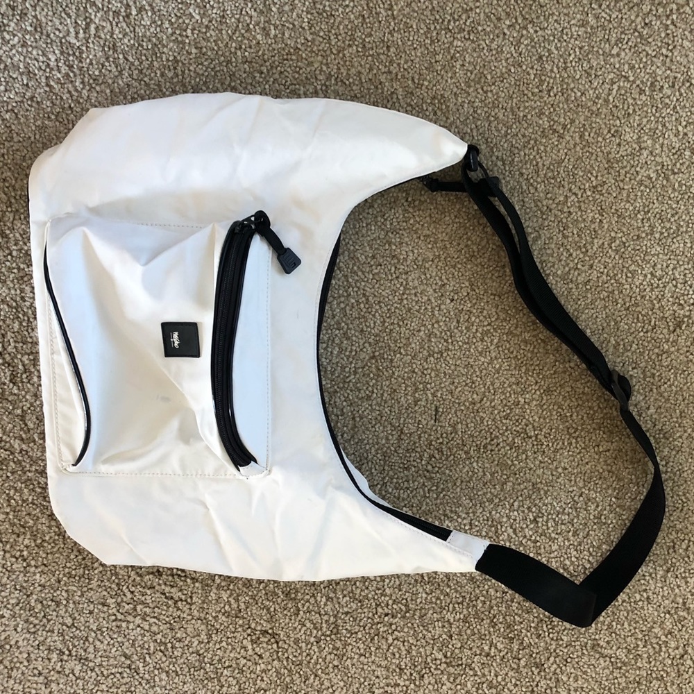 Mossimo White Minimalist Shoulder Bag Y2K Vegan Leather